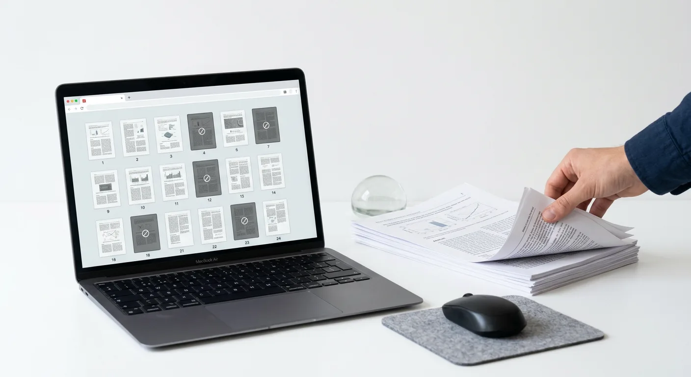 Удаление страниц PDF онлайн