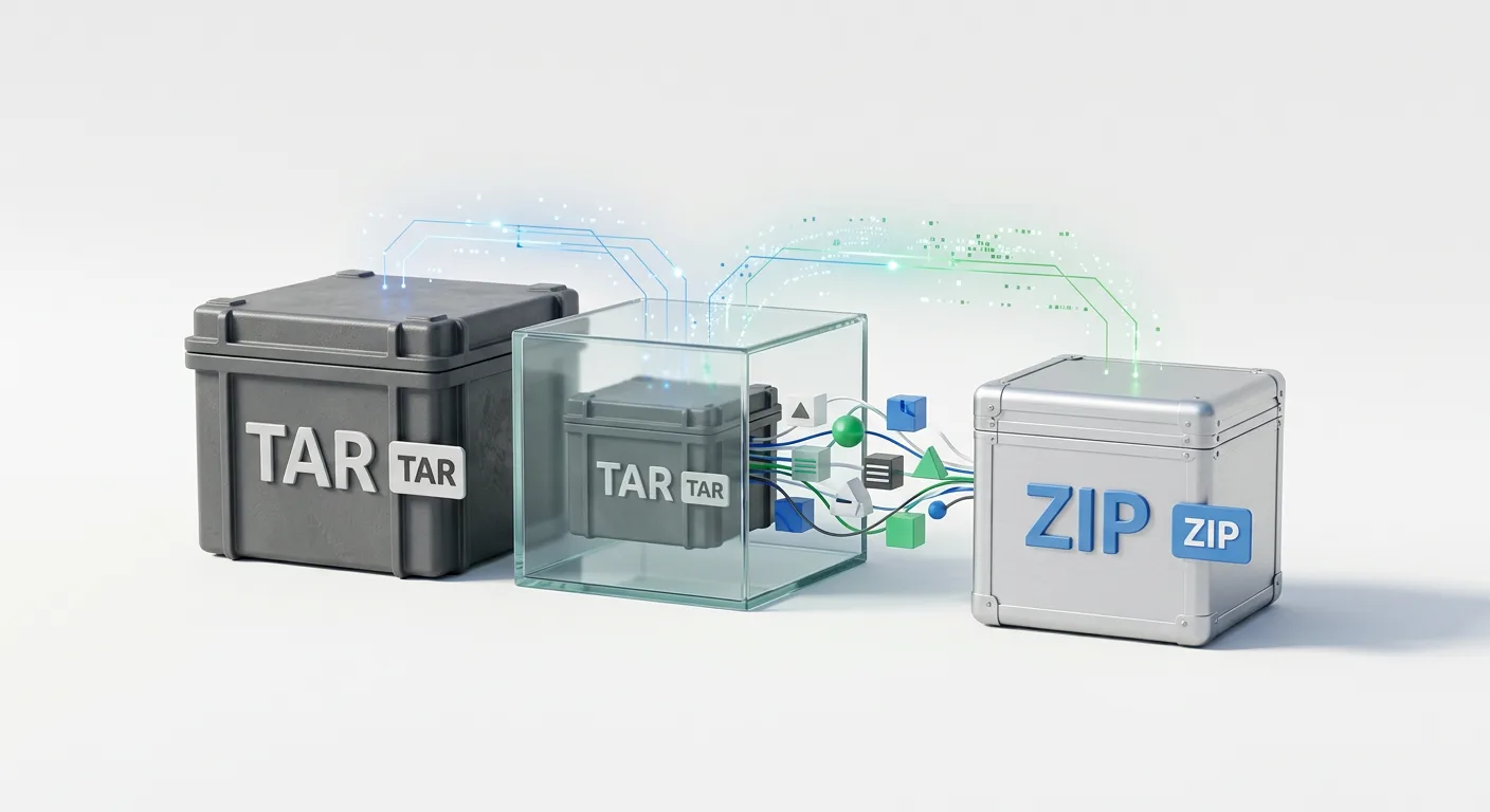 Перевод TAR-архива в ZIP онлайн
