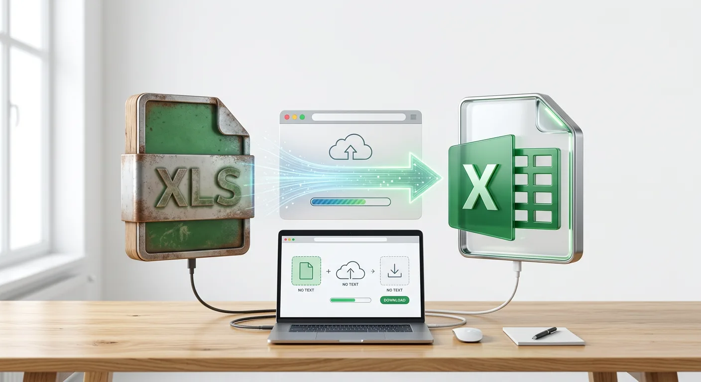 Конвертер XLS в XLSX онлайн