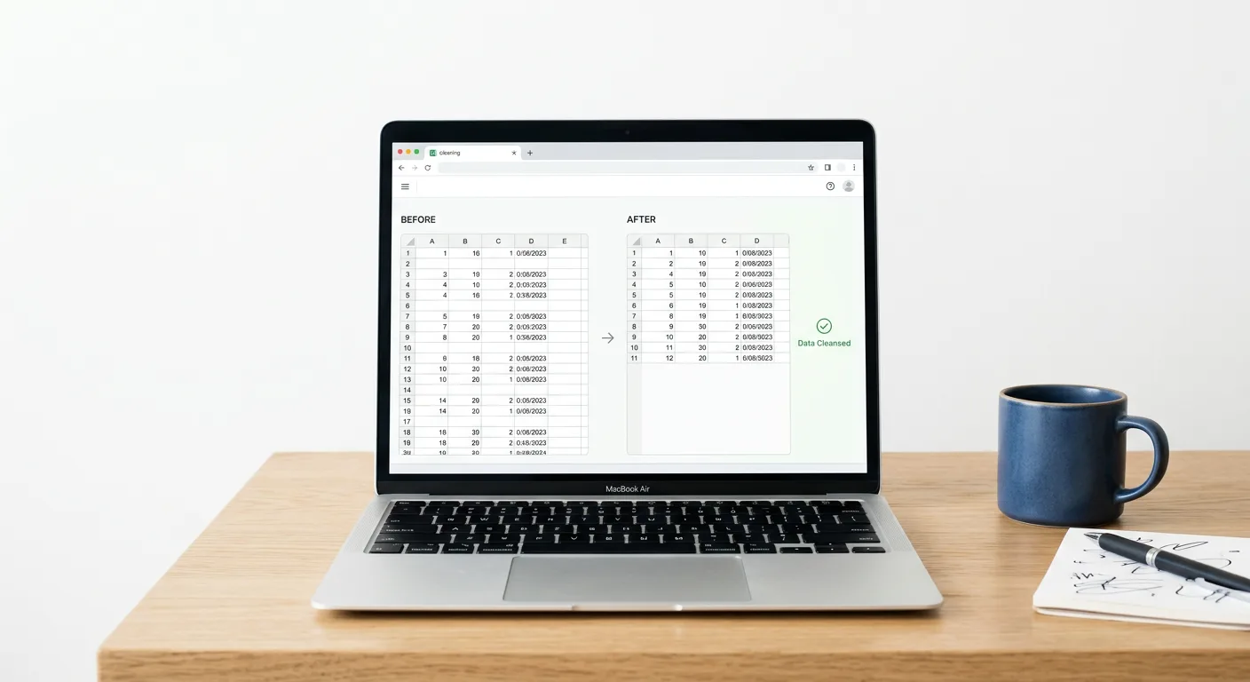 Удаление пустых строк из Excel-файла онлайн