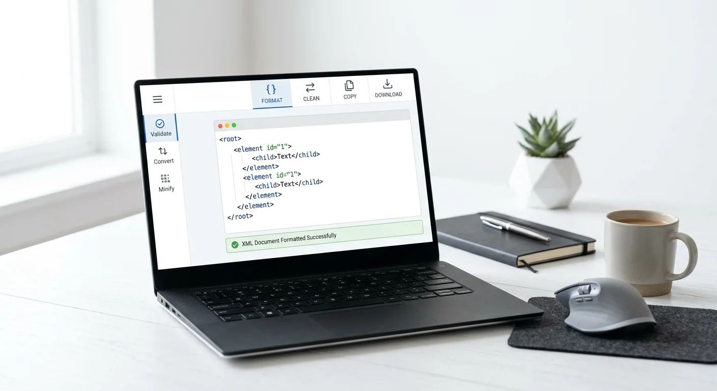 Форматирование XML онлайн