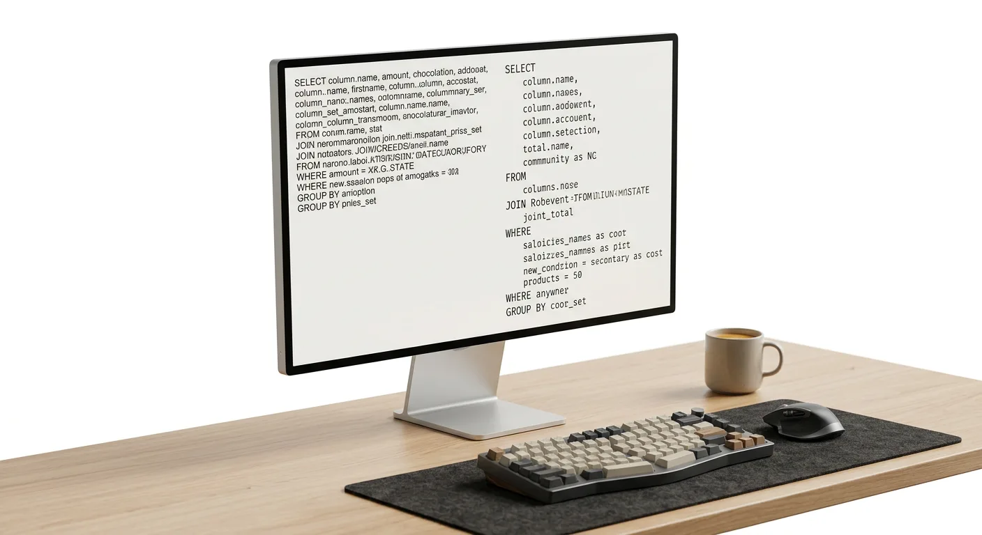 Форматирование SQL-кода