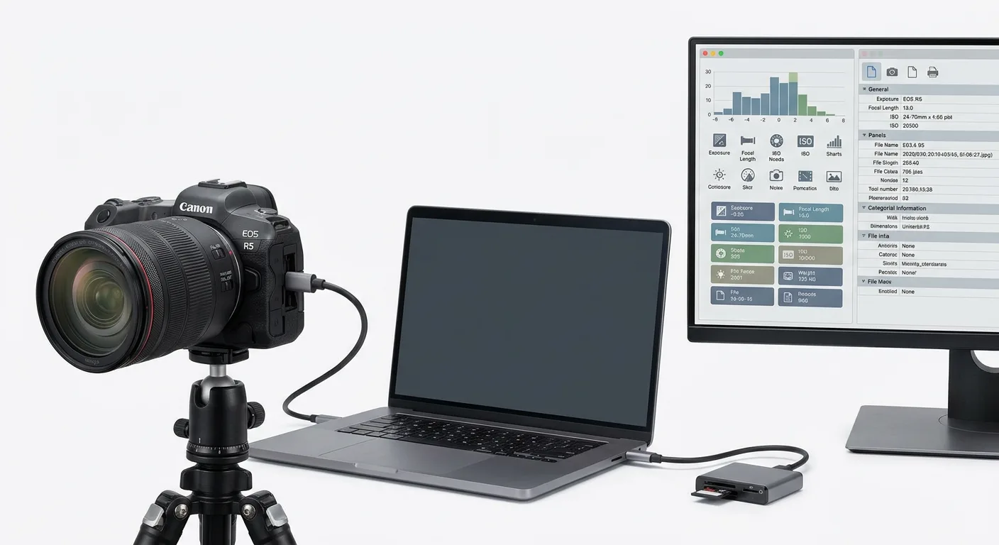 Просмотр EXIF-метаданных изображения