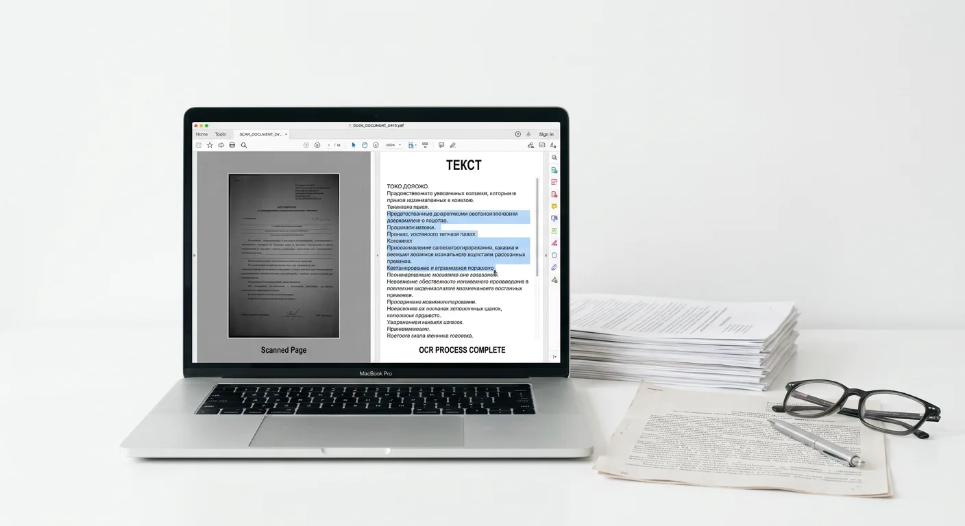 Распознавание текста в PDF