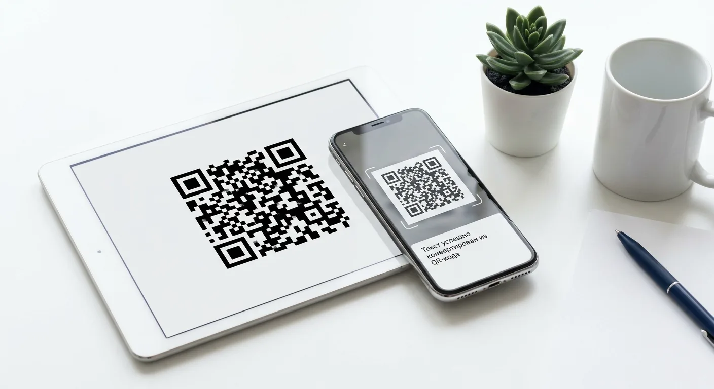 Генератор QR-кода из текста онлайн