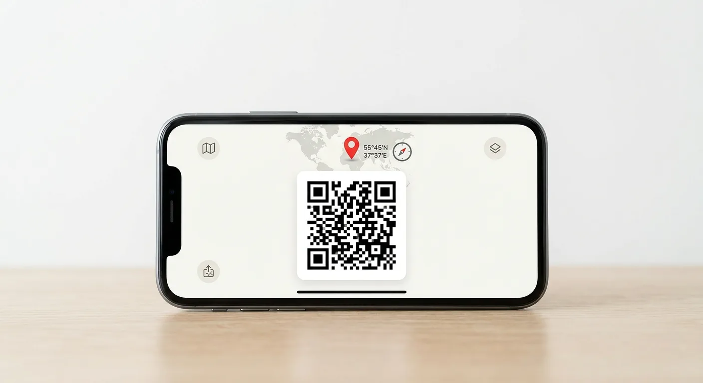 Генератор QR-кода геолокации