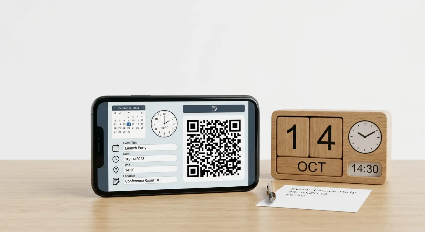 Генератор QR-кода события календаря