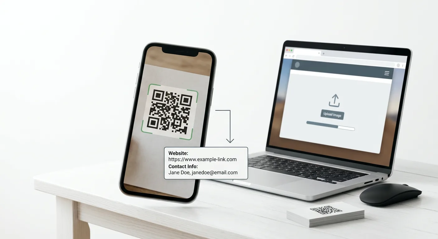 Распознавание QR-кода из изображения